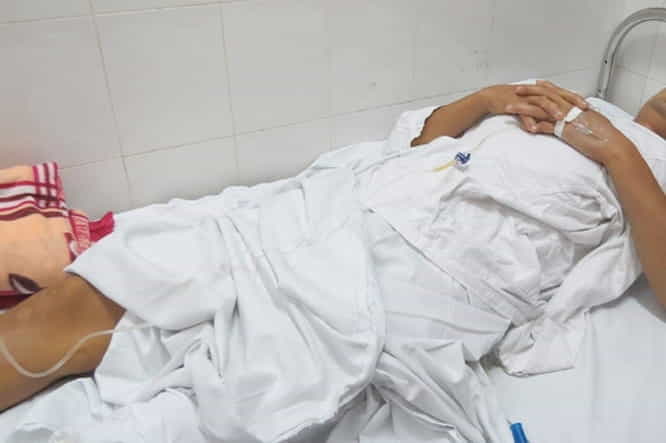 Bệnh nhân ở Bệnh viện Việt Đức