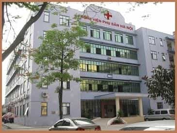Bệnh viện Phụ sản Hà Nội ở đường Đê La Thành