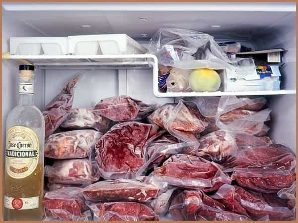 Trữ thịt trong tủ lạnh